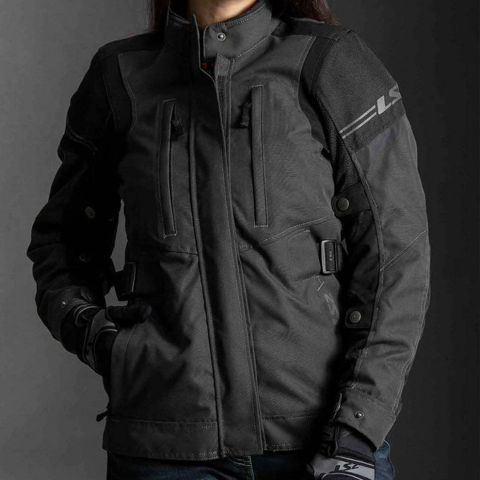 Мотокуртка женская LS2 Petrol Lady Jacket Dark Grey/Black