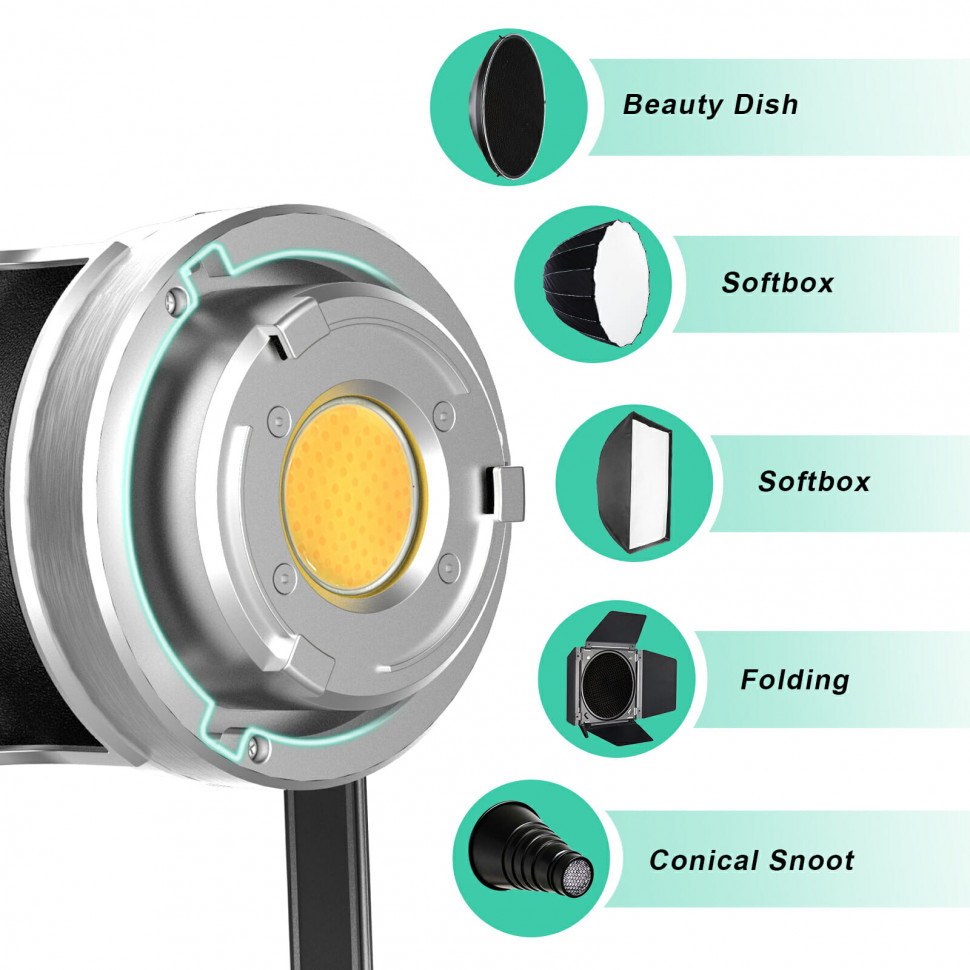 Видеосвет GVM SD200D LED c софтбоксом (GVM SD200D-SET1)