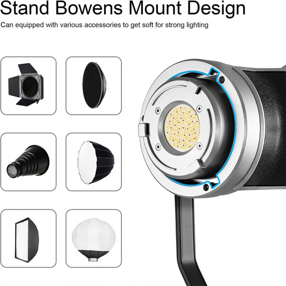 Видеосвет GVM SD200D LED c софтбоксом (GVM SD200D-SET1)