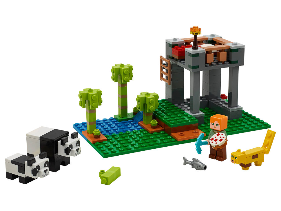 Конструктор Lego Minecraft: питомник панд (21158)