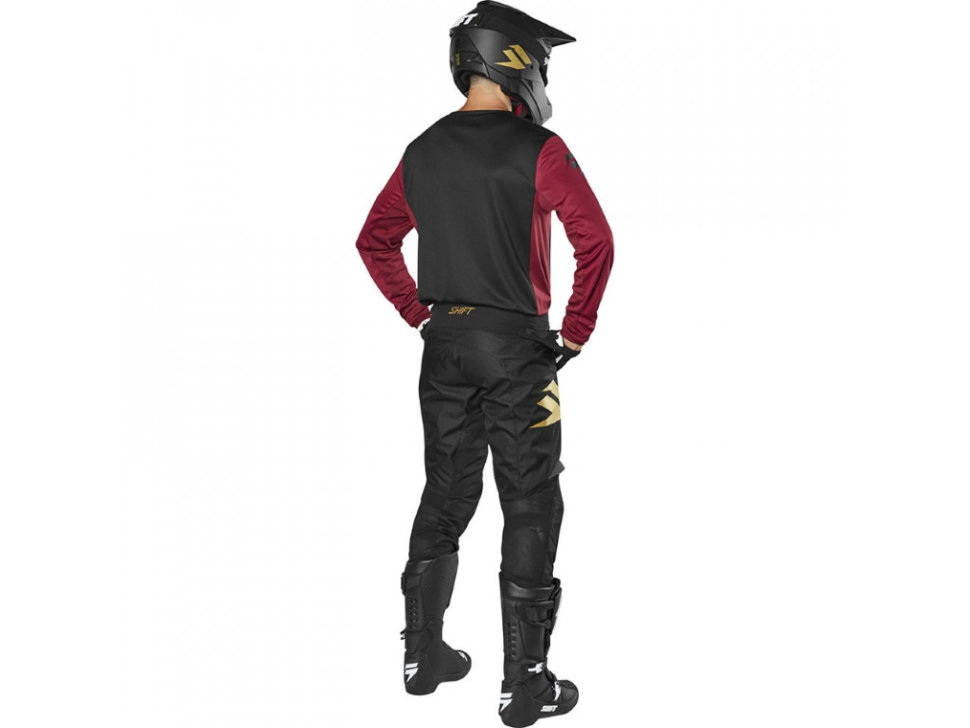 Мотошлем Shift Whit3 Helmet Black/Gold