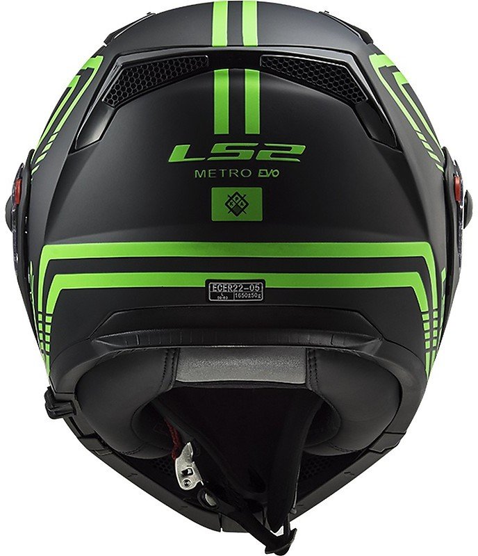 Мотошлем LS2 FF324 Metro Evo Firefly Matt Glow Green P/J