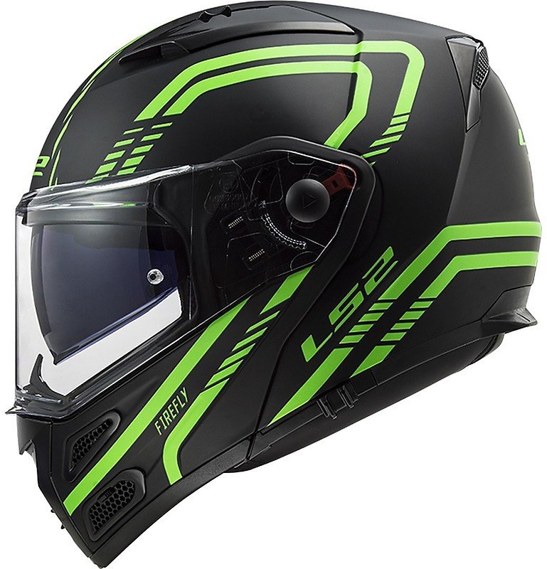 Мотошлем LS2 FF324 Metro Evo Firefly Matt Glow Green P/J