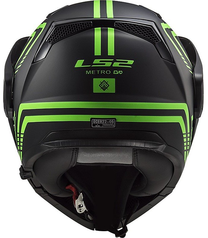 Мотошлем LS2 FF324 Metro Evo Firefly Matt Glow Green P/J