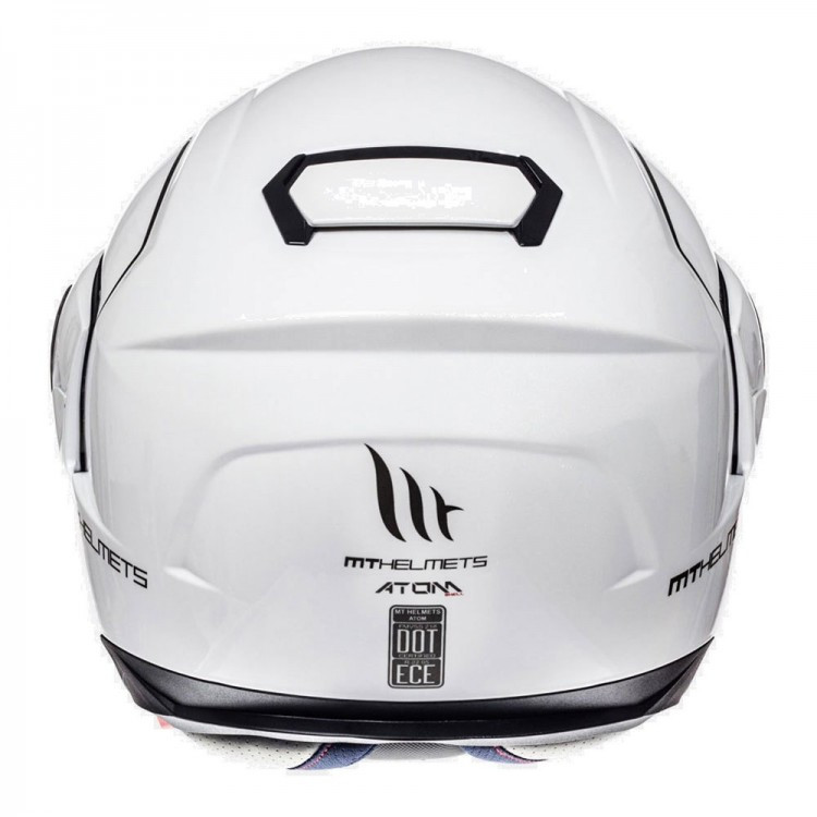 Мотошлем MT Helmets Atom SV Solid White Gloss