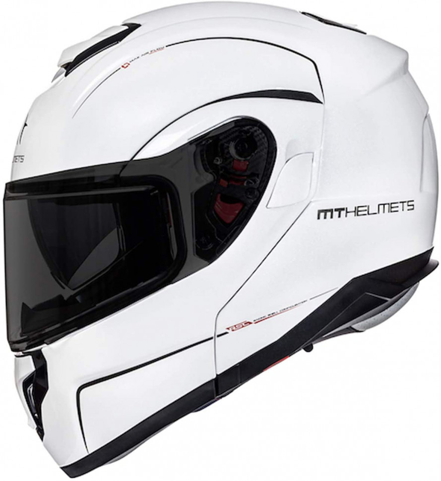 Мотошлем MT Helmets Atom SV Solid White Gloss