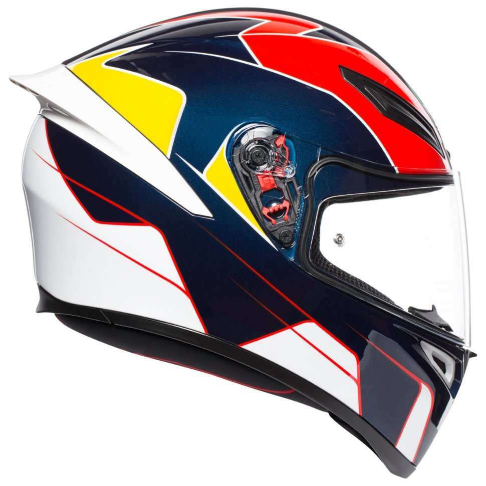 Мотошлем AGV K1 Pitlane Blue/Red/Yellow