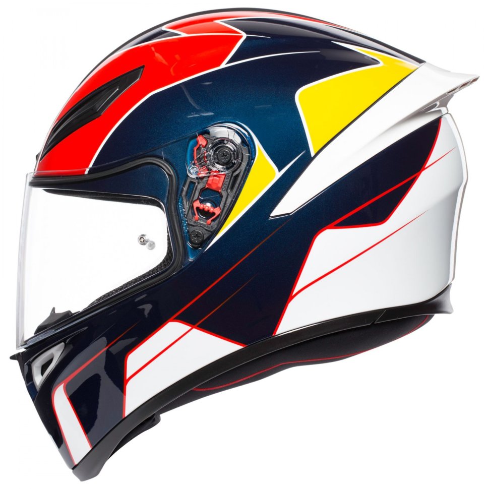 Мотошлем AGV K1 Pitlane Blue/Red/Yellow