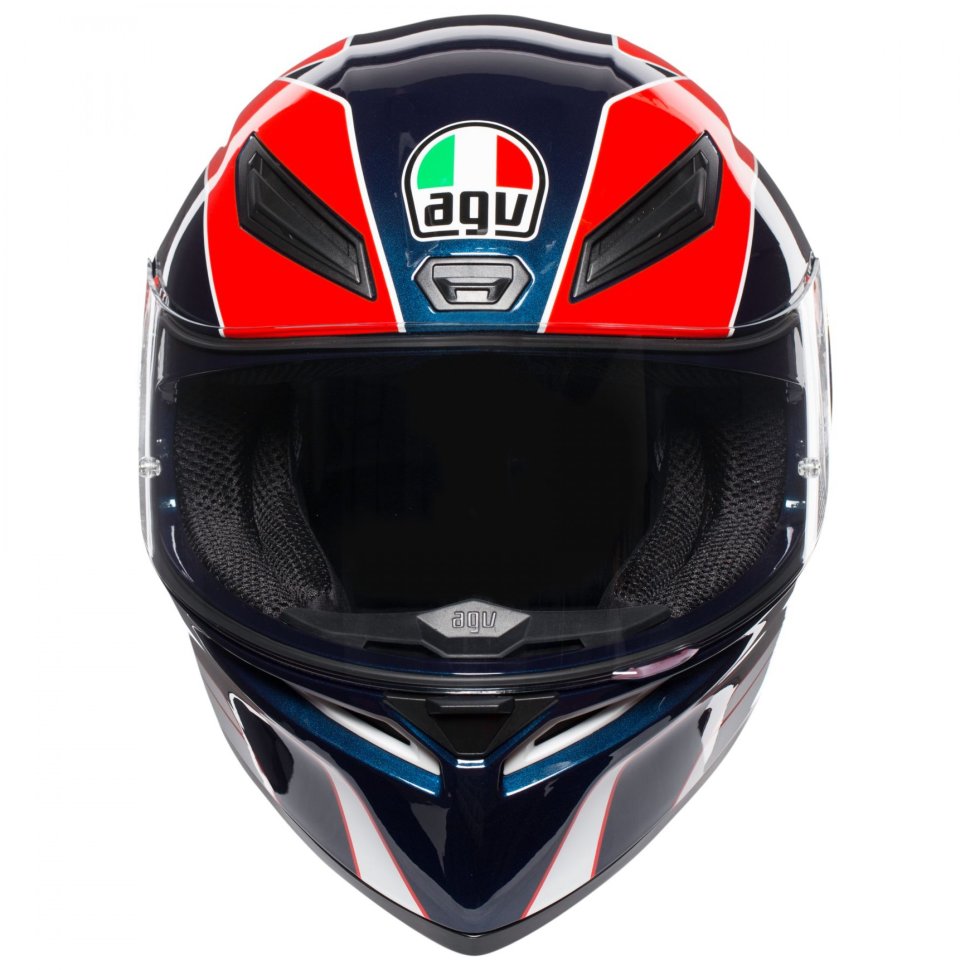 Мотошлем AGV K1 Pitlane Blue/Red/Yellow