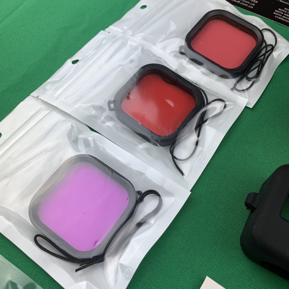 Набор фильтров для воды MSCAM Waterproof Housing Case Filter Cover for Gopro 8 black