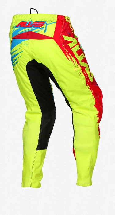 Мотоштаны Alias A2 Brushed Chartreuse/Blue