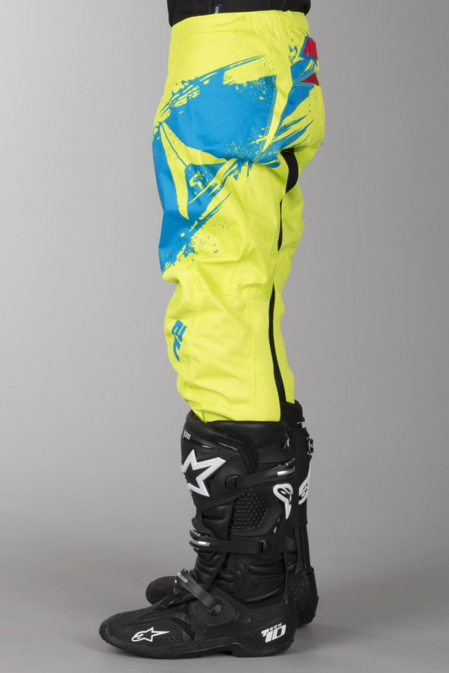 Мотоштаны Alias A2 Brushed Chartreuse/Blue
