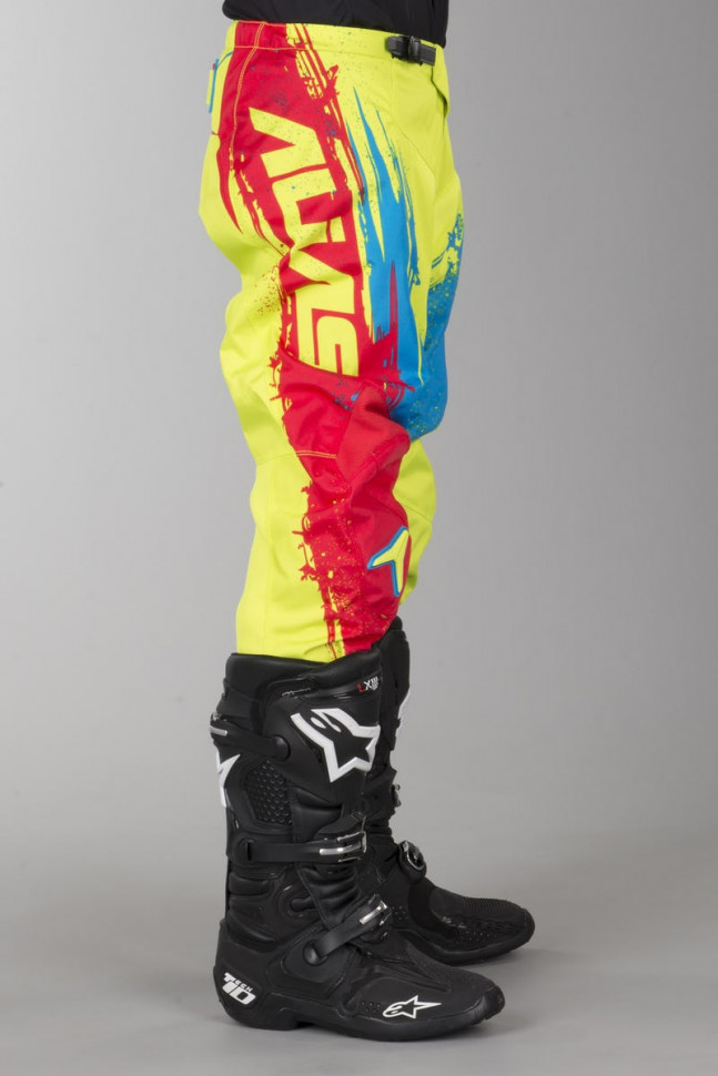 Мотоштаны Alias A2 Brushed Chartreuse/Blue