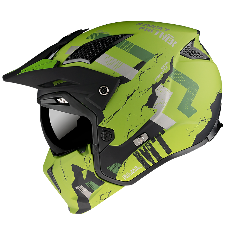 Мотошлем MT Helmets Streetfighter SV Twin Matt Green