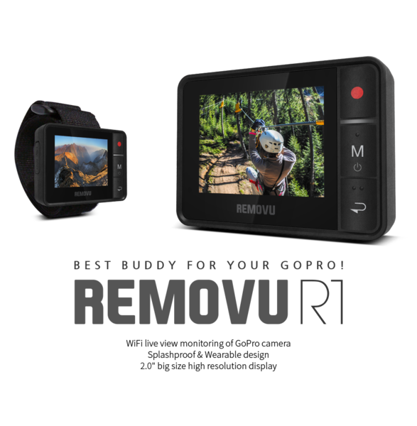 Пульт управления REMOVU R1 с 2" LCD экраном для камер GoPro