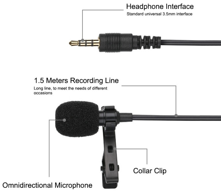 Микрофон петличка Puluz PU424