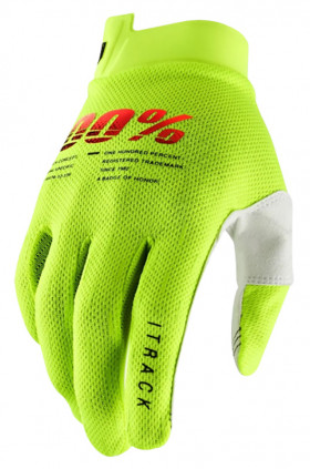 Мотоперчатки Ride 100% Itrack Glove Yellow