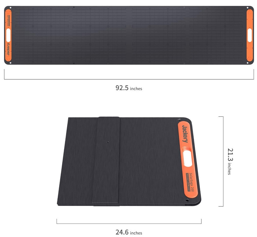 Солнечный генератор Jackery Solar Generator 2000 Pro (Explorer 2000 Pro + 6 Solarsaga 200W)