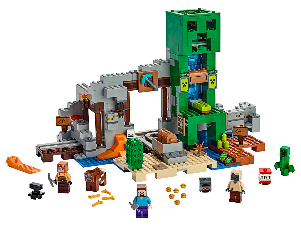 Конструктор Lego Minecraft: шахта крипера (21155)