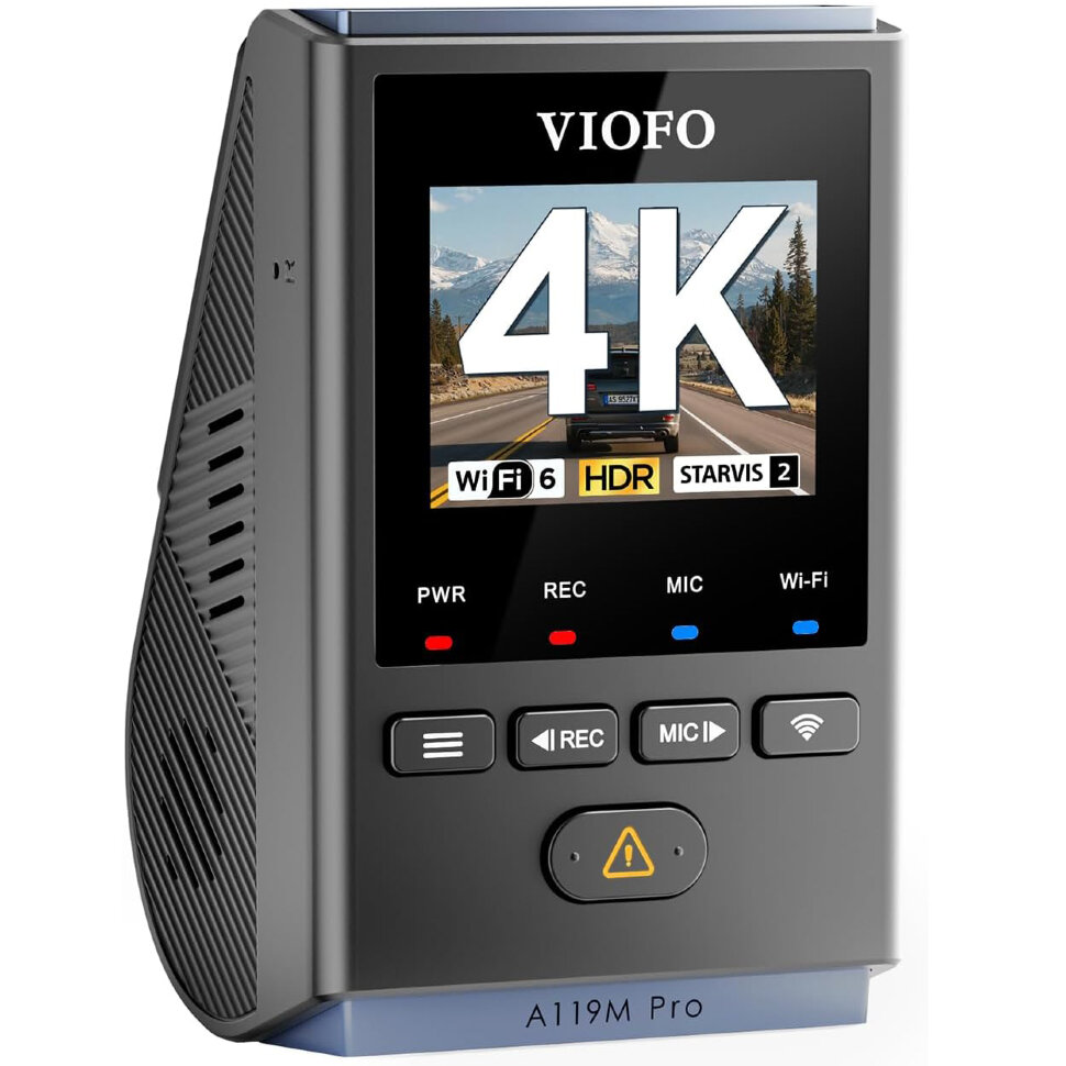 Відеореєстратор Viofo A119M Pro 4K з Wi-Fi 6, GPS