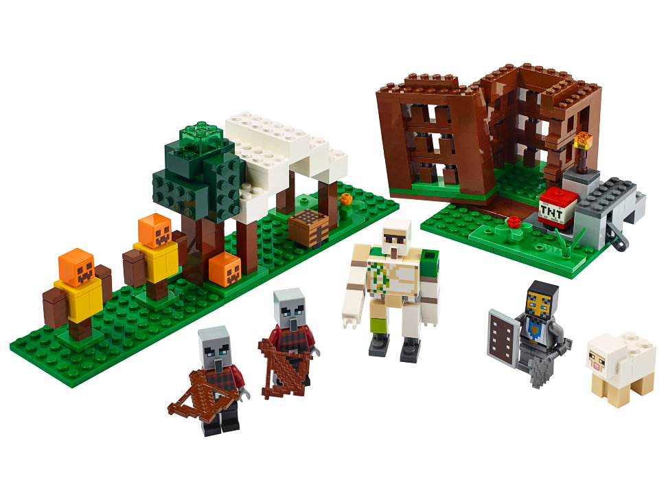 Конструктор Lego Minecraft: аванпост разбойников (21159)