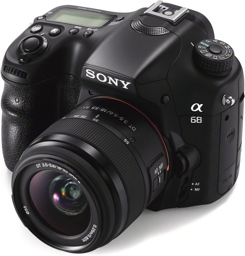 Камера Sony Alpha A68 Kit 18-55mm Black (ILCA68K.CEC)