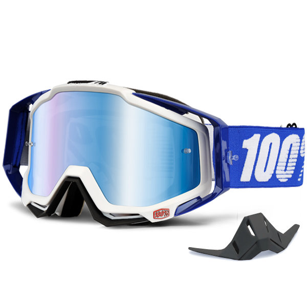 Мото очки 100% Racecraft Cobalt Blue Mirror Lens Blue (50110-002-02)