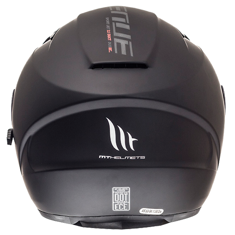 Мотошлем MT Helmets Jet Avenue SV Solid Black Mat