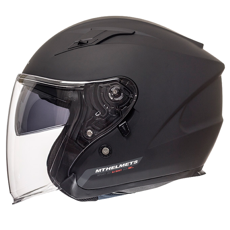 Мотошлем MT Helmets Jet Avenue SV Solid Black Mat