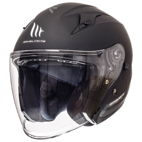 Мотошлем MT Helmets Jet Avenue SV Solid Black Mat