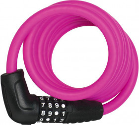 Трос противоугонный спиральный ABUS 5510C/180 Numero SCMU Pink (165603)