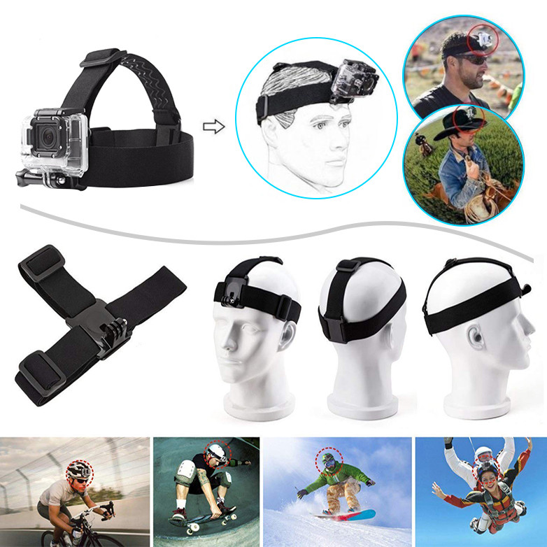 Набір кріплень на голову груди та зап'ястя MSCAM Chest+Head+Wrist Strap