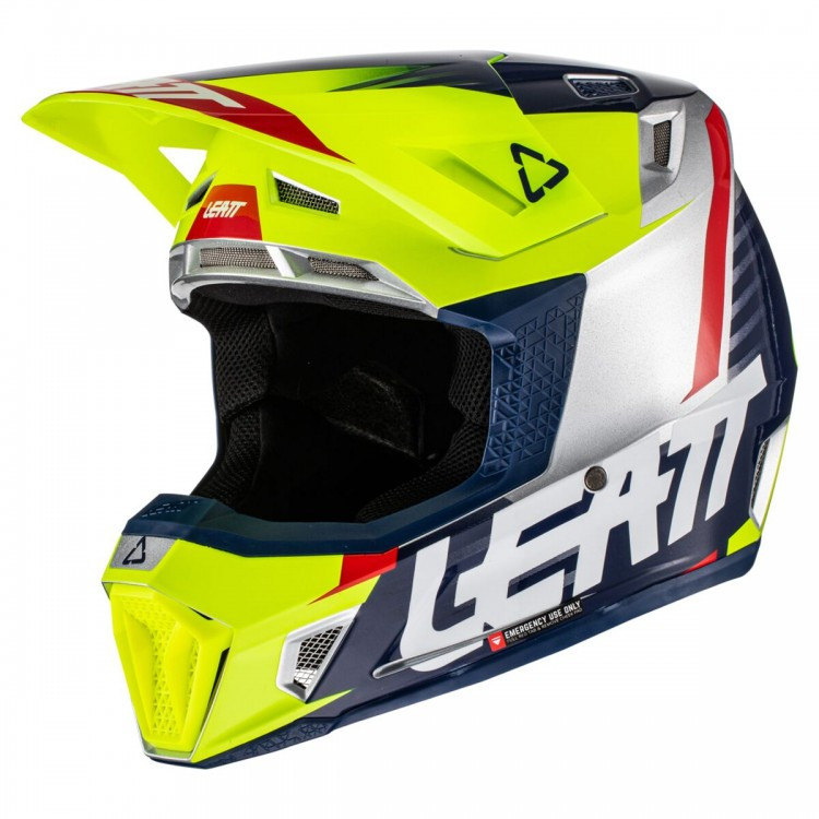 Мотошлем Leatt Helmet GPX 7.5 V22 + Goggle Lime