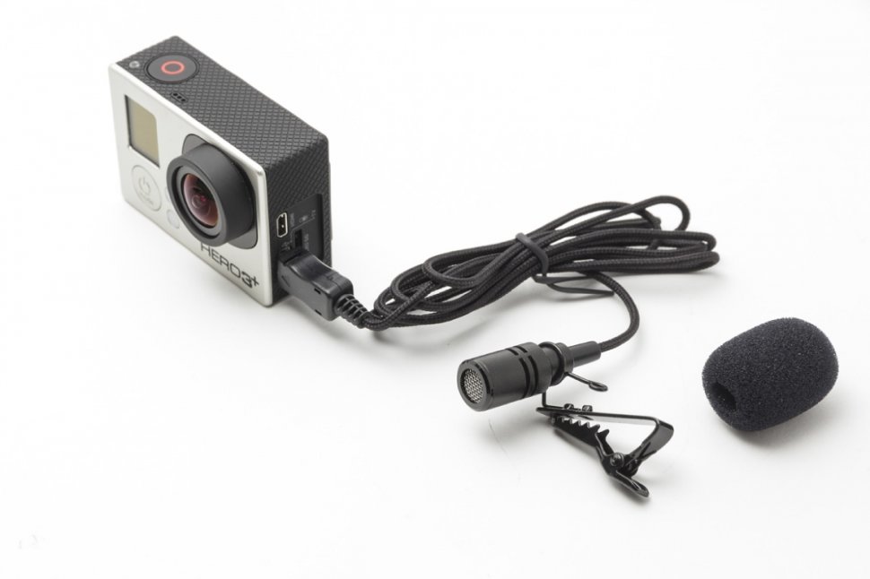 Микрофон петличка для GoPro 3\3+\4
