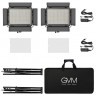 Набір відеосвітла GVM 880RS LED на 2 освітлювачі (GVM-880RS-2L)