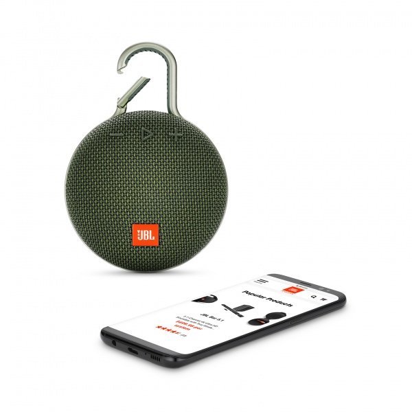 Портативная система JBL Clip 3 Green (JBLCLIP3GRN)
