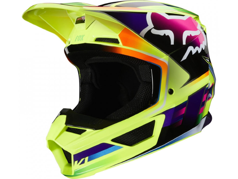 Мотошлем Fox V1 Gama Helmet Yellow