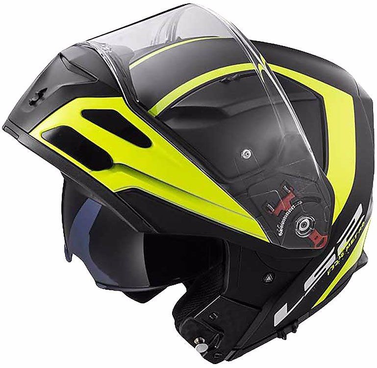 Мотошлем LS2 FF324 Metro Evo Rapid Matt Black/Yellow