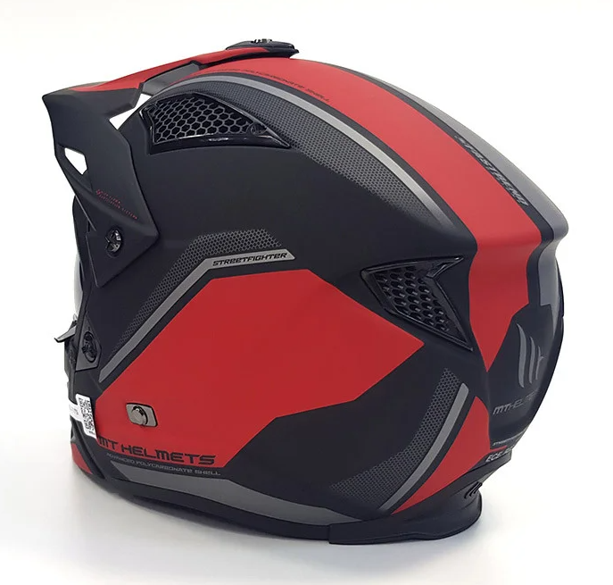 Мотошлем MT Helmets Streetfighter SV Twin Matt Red