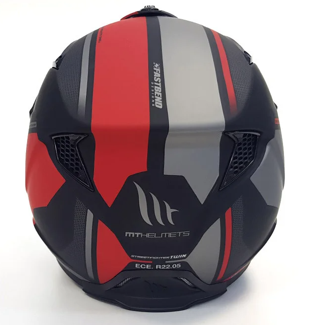 Мотошлем MT Helmets Streetfighter SV Twin Matt Red