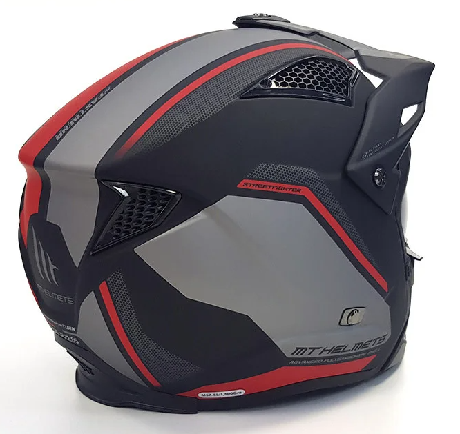 Мотошлем MT Helmets Streetfighter SV Twin Matt Red