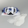 Мото очки 100% Racecraft Cobalt Blue Clear Lens (50100-002-02)