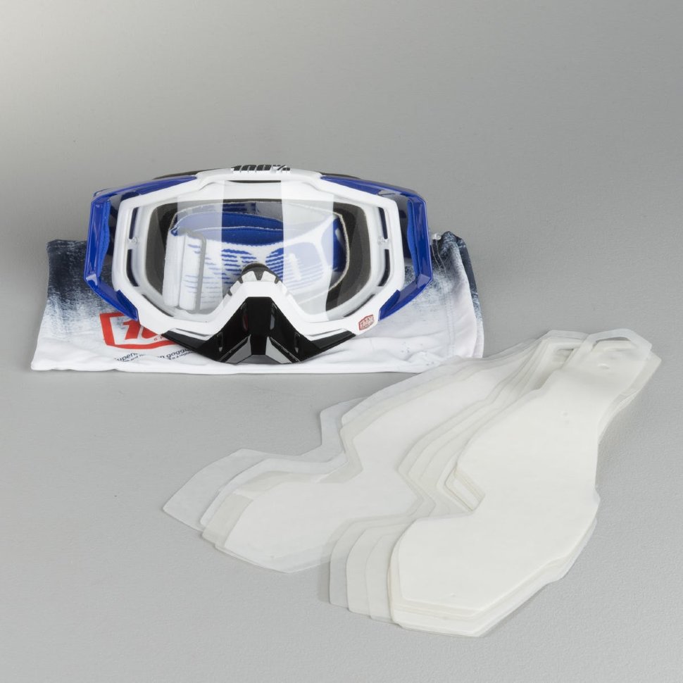 Мото очки 100% Racecraft Cobalt Blue Clear Lens (50100-002-02)