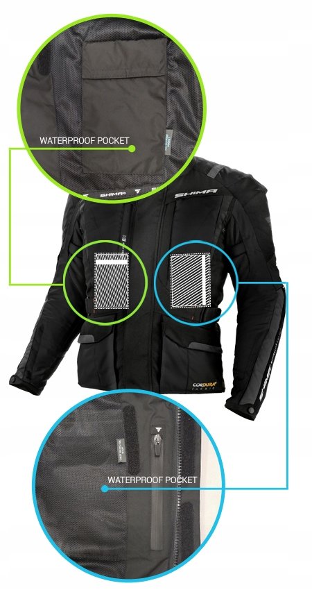 Мотокуртка Shima Hero Black