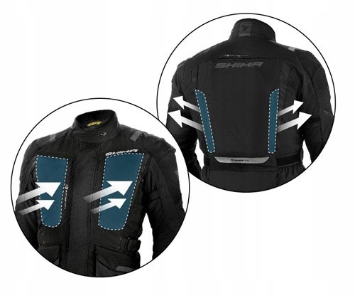 Мотокуртка Shima Hero Black