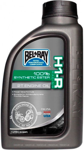 Моторное масло Bel-Ray H1-R Racing 100% Synthetic Ester 2T Oil 2T 1л
