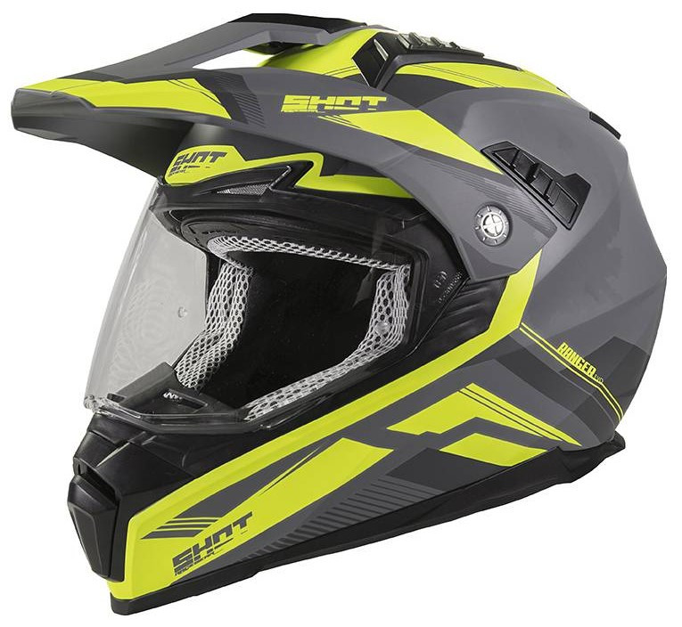 Мотошлем Shot Racing Ranger Deco Evolution Grey/Yellow