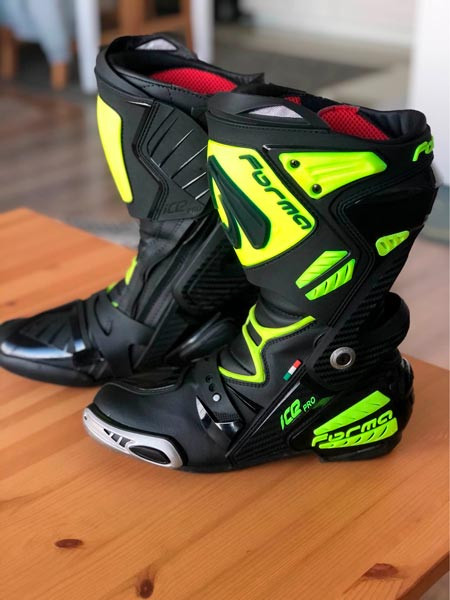 Мотоботы Forma Ice Pro Black/Yellow Fluo