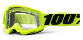 Детские мото очки 100% Strata II Youth Goggle Yellow Clear Lens (50521-101-04)