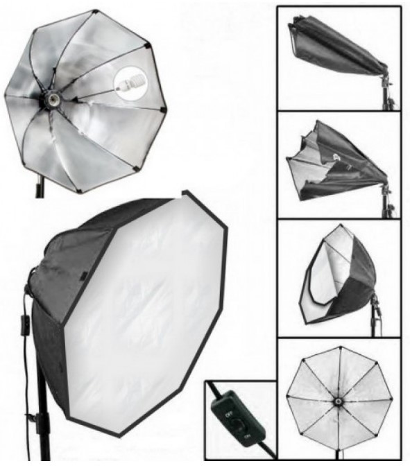 Софтбокс з патроном E27 Mircopro EB-070 55 см. (EB-070_55)